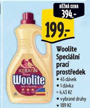Woolite Speciální prací prostředek, 45 dávek