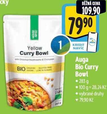 Auga Bio Curry Bowl, 283 g 