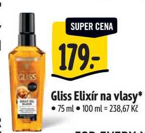 Gliss Elixír na vlasy, 75 ml