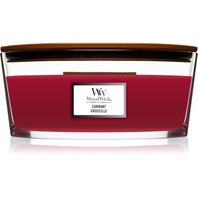 Woodwick Currant vonná svíčka s dřevěným knotem (hearthwick) 453,6 g