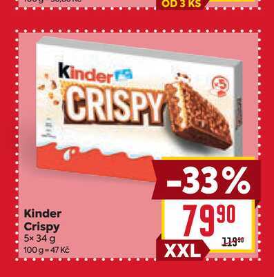 Kinder Crispy 5x34g