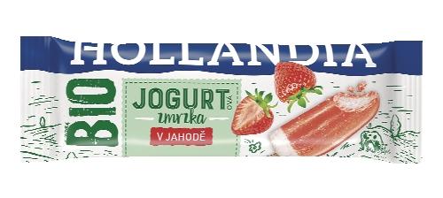 Hollandia BIO jogurtová zmrzka v jahodě