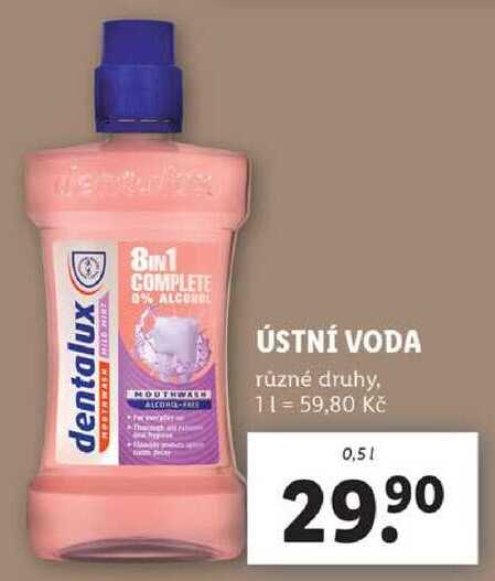 ÚSTNÍ VODA, 0,5 l