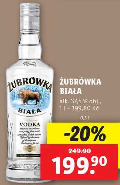 ŽUBRÓWKA BIAŁA, 0,5 l