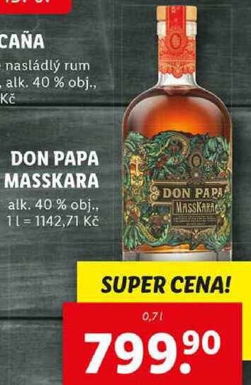 DON PAPA MASSKARA, 0,7 l