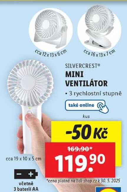 MINI VENTILÁTOR