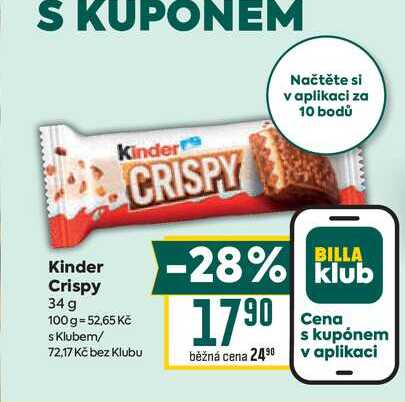 Kinder Crispy 34 g 