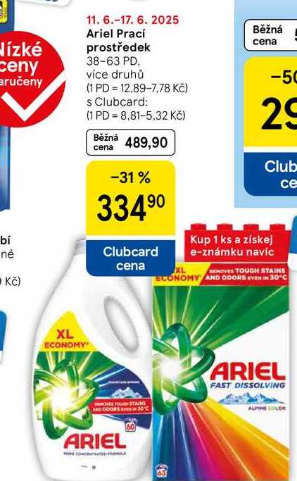 Ariel Prací prostředek, 38-63 PD
