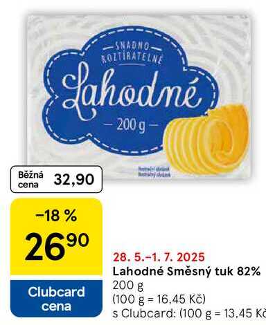 Lahodné Směsný tuk 82%, 200 g