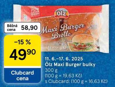 Ölz Maxi Burger bulky, 300 g