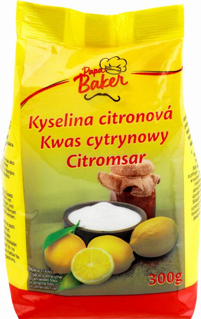 Papa baker kyselina citronová