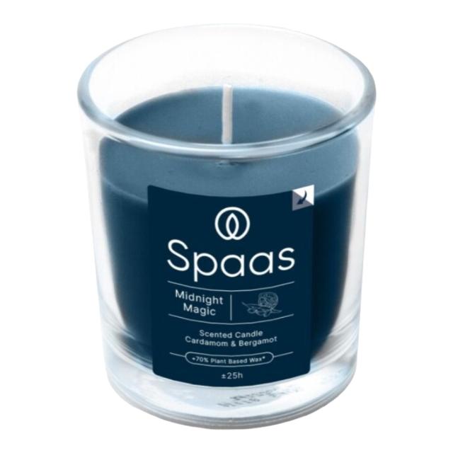 Spaas Svíčka ve skle Midnight magic