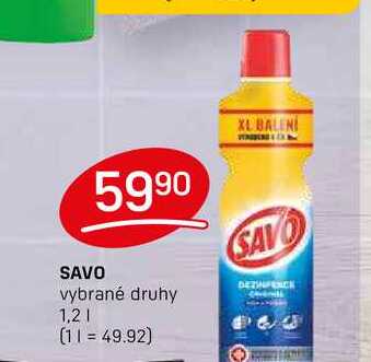 SAVO vybrané druhy 1,2l