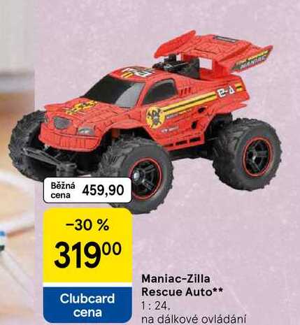 Maniac-Zilla Rescue Auto 1:24. na dálkové ovládání