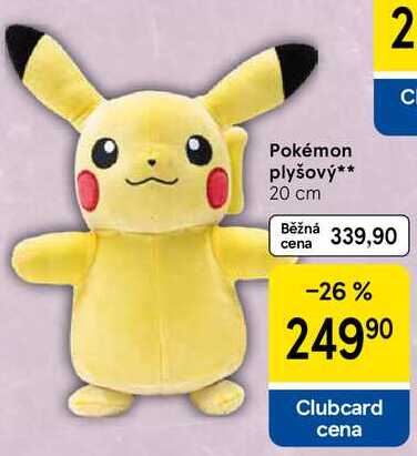 Pokémon plyšový, 20 cm 