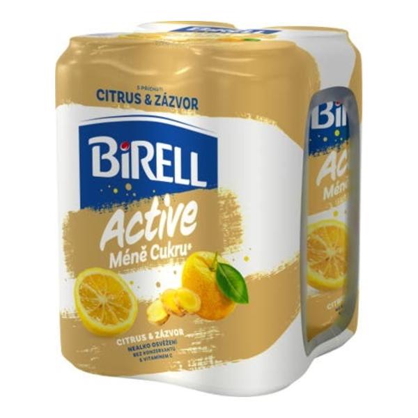 Birell Active Citrus a zázvor méně cukru 4x0,5l