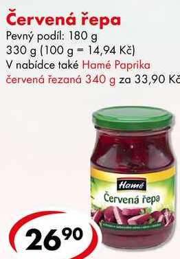 Červená řepa, 330 g 