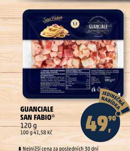 GUANCIALE SAN FABIO, 120 g 