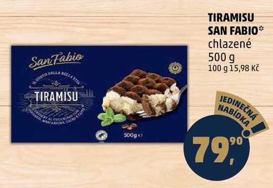 TIRAMISU SAN FABIO chlazené, 500 g 