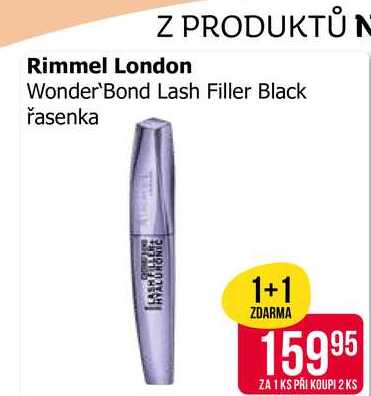 Rimmel London Wonder'Bond Lash Filler Black řasenka 