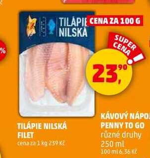 TILÁPIE NILSKÁ FILET, 100 g