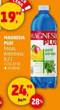 MAGNESIA PLUS Focus, Antistress, 0,7 l
