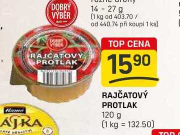 RAJČATOVÝ PROTLAK 120 g