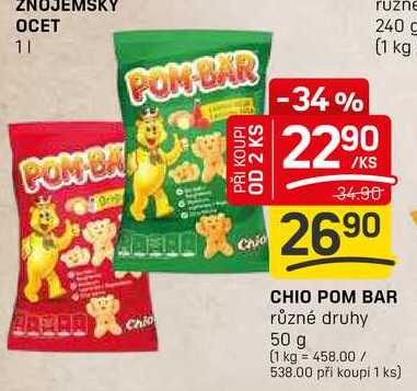 CHIO POM BAR různé druhy 50 g 