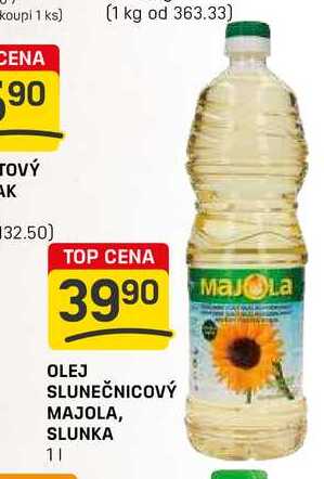 OLEJ SLUNEČNICOVÝ MAJOLA 1l