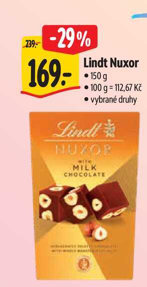   Lindt Nuxor 150 g 