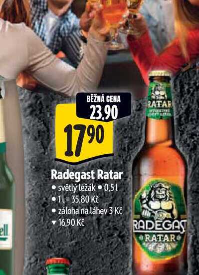   Radegast Ratar  0,5 l