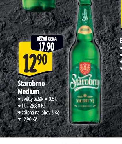   Starobrno Medium 0,5 l