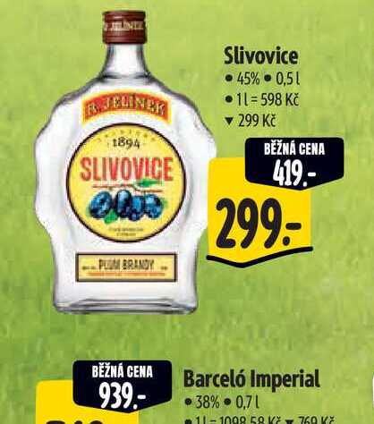   Slivovice  0,5 l