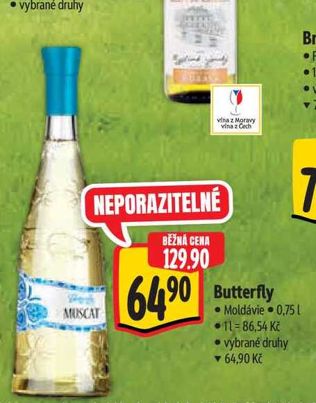   Butterfly  0,75 l