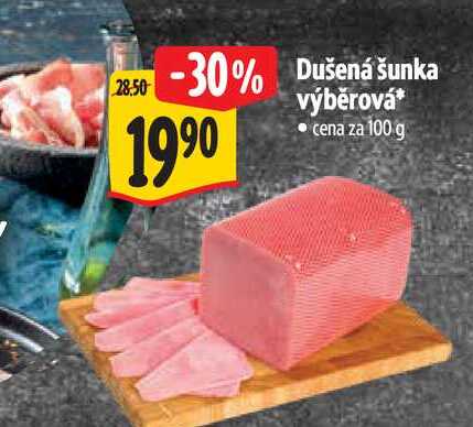 Dušená šunka výběrová 100 g 