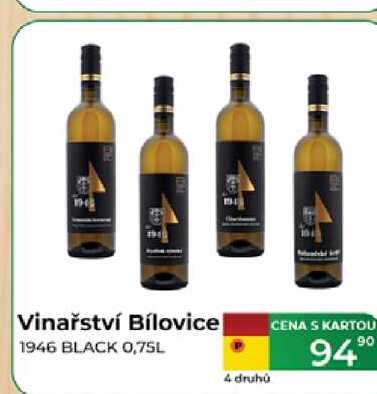 Vinařství Bílovice 1946 BLACK 0,75L 