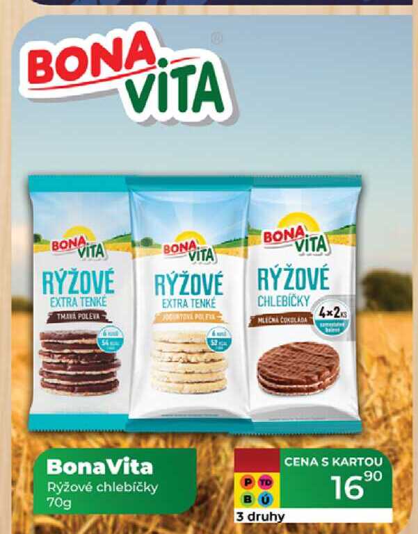 Bona Vita Rýžové chlebíčky 70g 