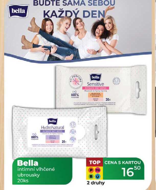 Bella intimní vlhčené ubrousky 20ks 