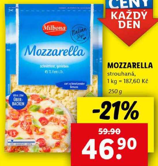 MOZZARELLA, 250 g