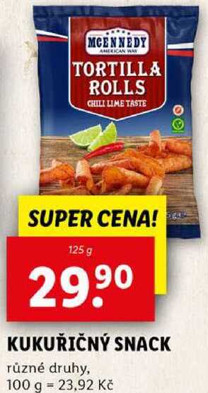 KUKUŘIČNÝ SNACK, 125 g