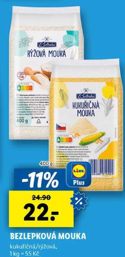 BEZLEPKOVÁ MOUKA, 400 g