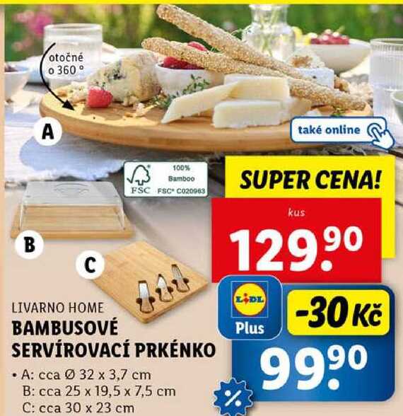 BAMBUSOVÉ SERVÍROVACÍ PRKÉNKO 