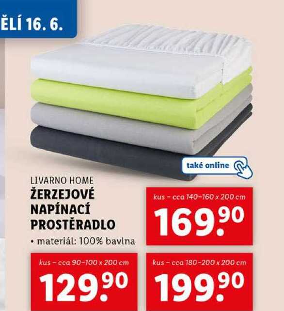ŽERZEJOVÉ NAPÍNACÍ PROSTĚRADLO 