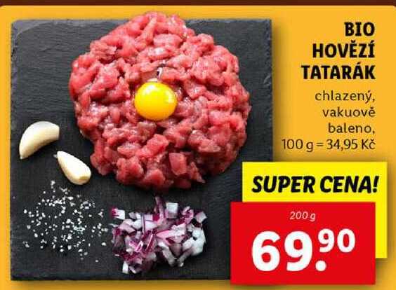 BIO HOVĚZÍ TATARÁK, 200 g