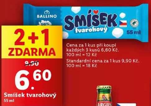 Smíšek tvarohový, 55 ml 