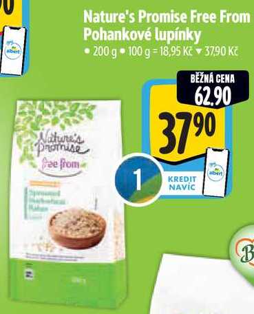 Nature's Promise Free From Pohankové lupínky, 200 g 