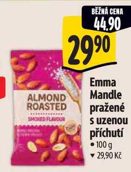 Emma Mandle pražené s uzenou příchutí, 100 g