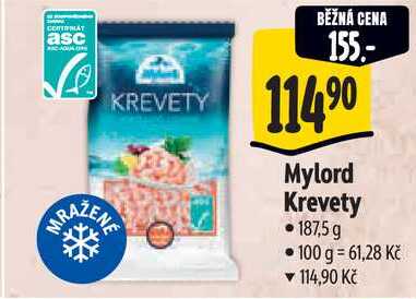 Mylord Krevety, 187,5 g