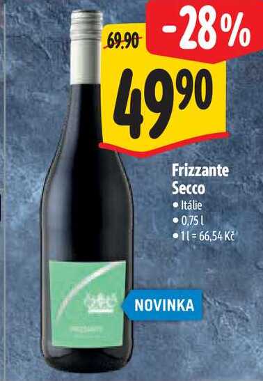 Frizzante Secco, 0,75 l