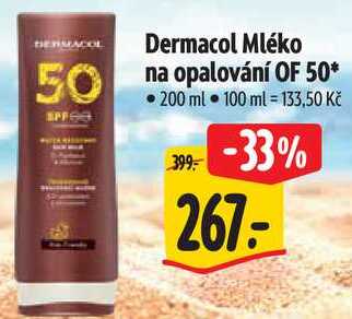 Dermacol Mléko na opalování OF 50, 200 ml